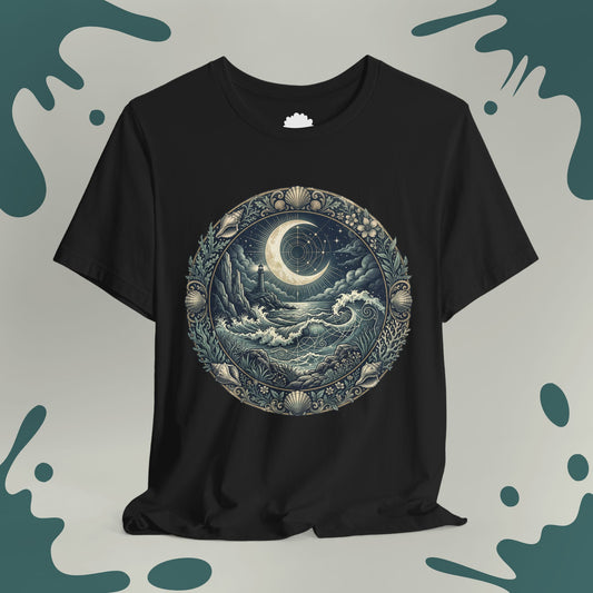 Celestial Lighthouse Cove T-Shirt