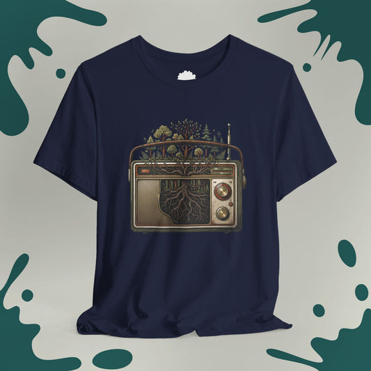Nature Roots Vintage Radio T- Shirt