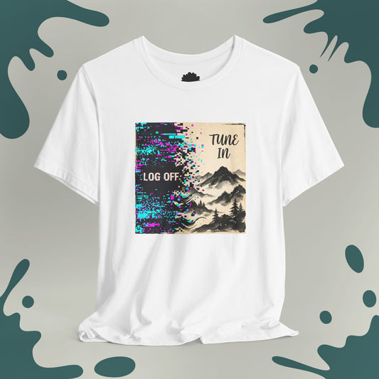Log Off-Tune In T-Shirt