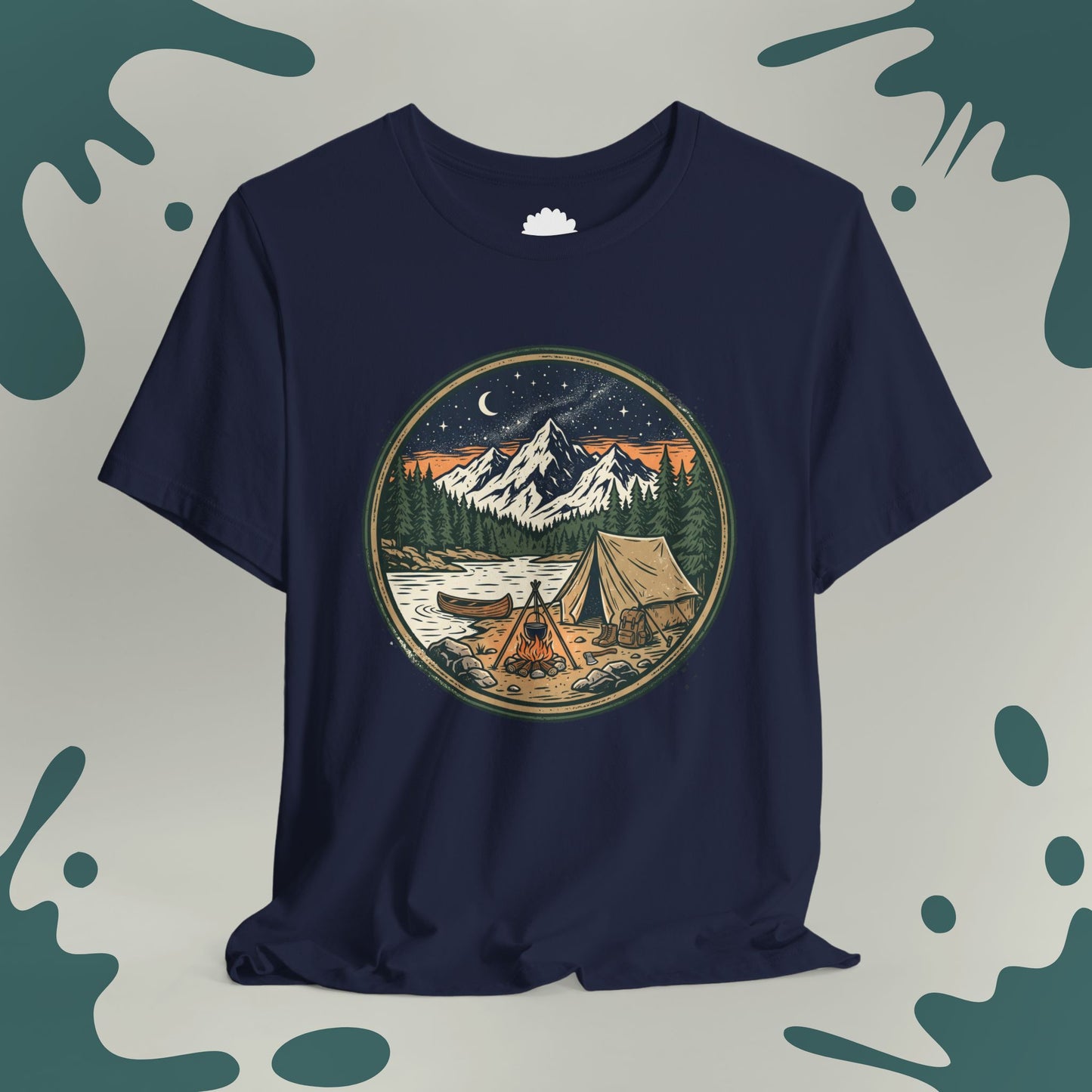 Wilderness Campfire Night T-Shirt