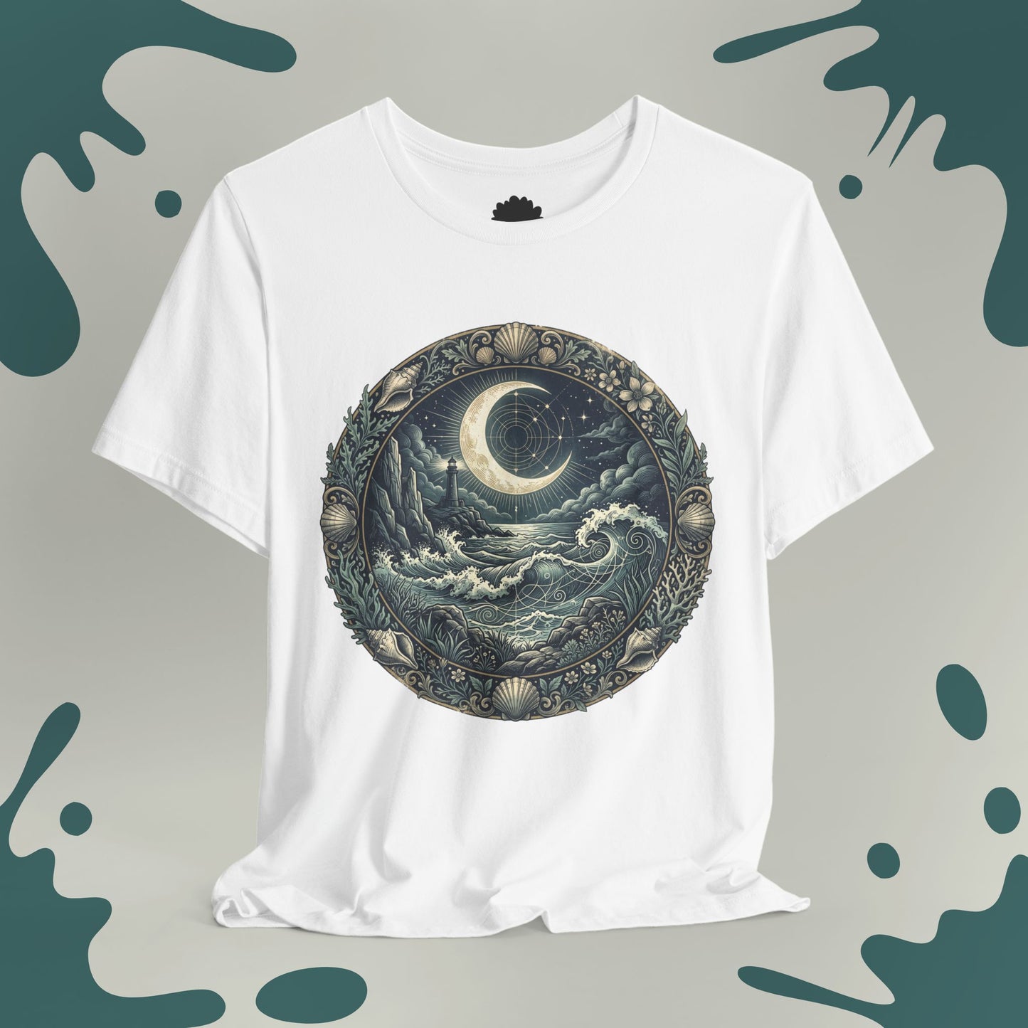 Celestial Lighthouse Cove T-Shirt