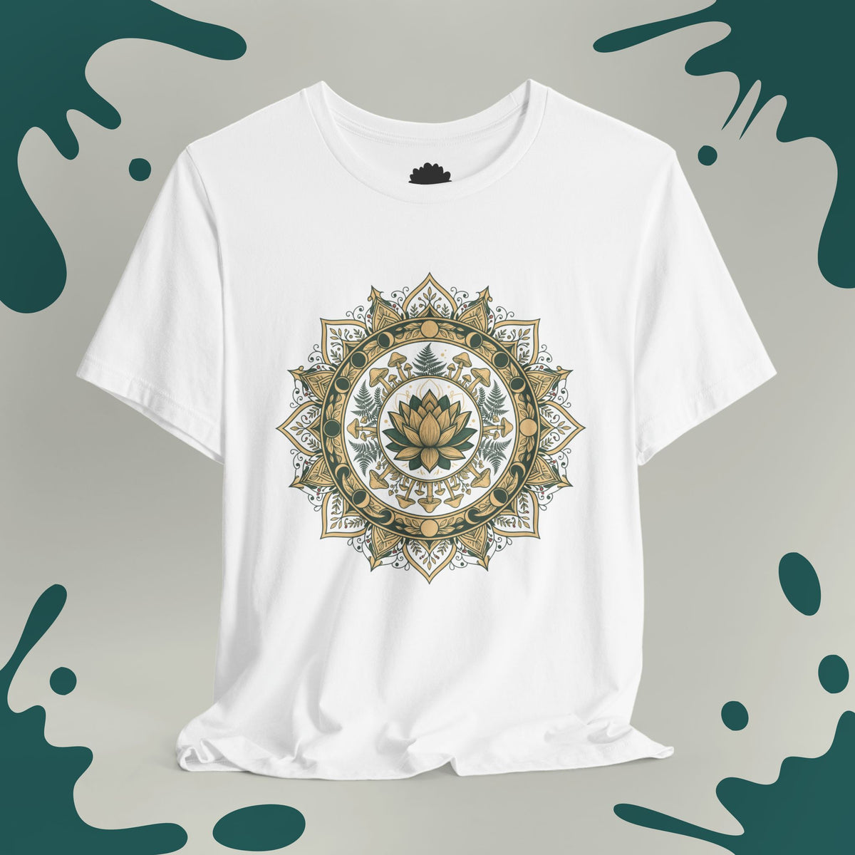 Forest Lotus Mandala T-Shirt