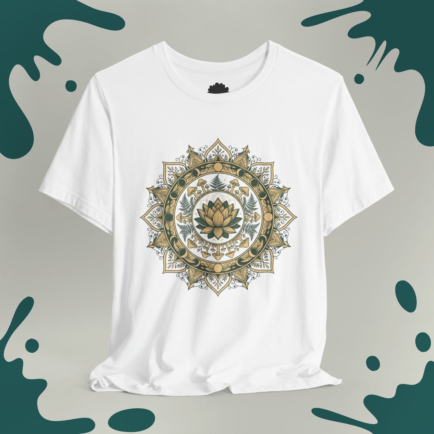 Forest Lotus Mandala T-Shirt