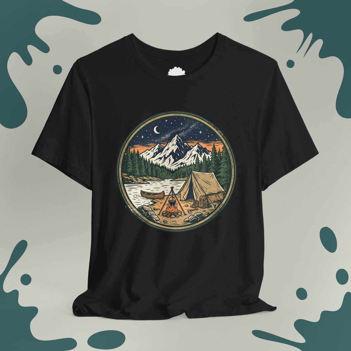 Wilderness Campfire Night T-Shirt