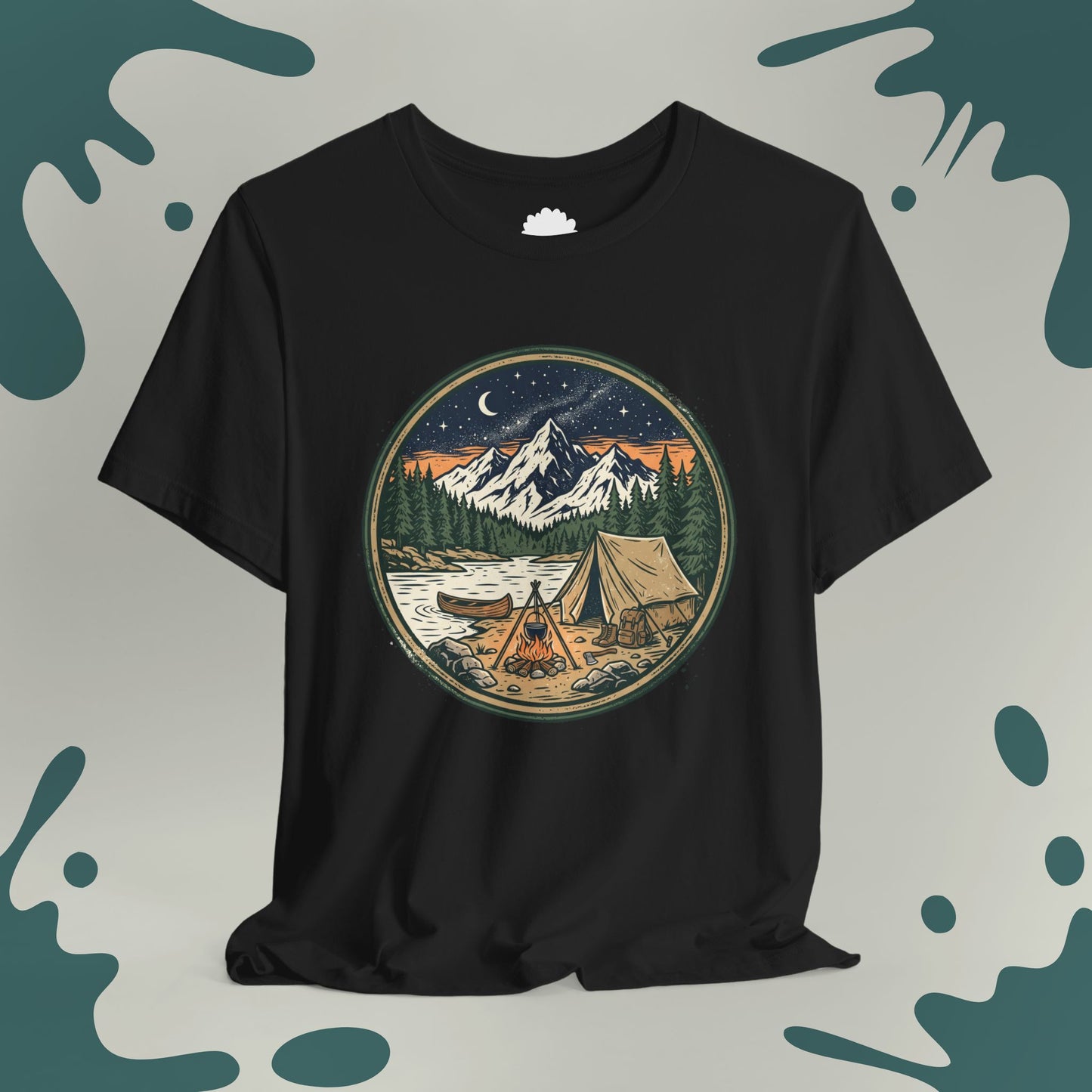 Wilderness Campfire Night T-Shirt