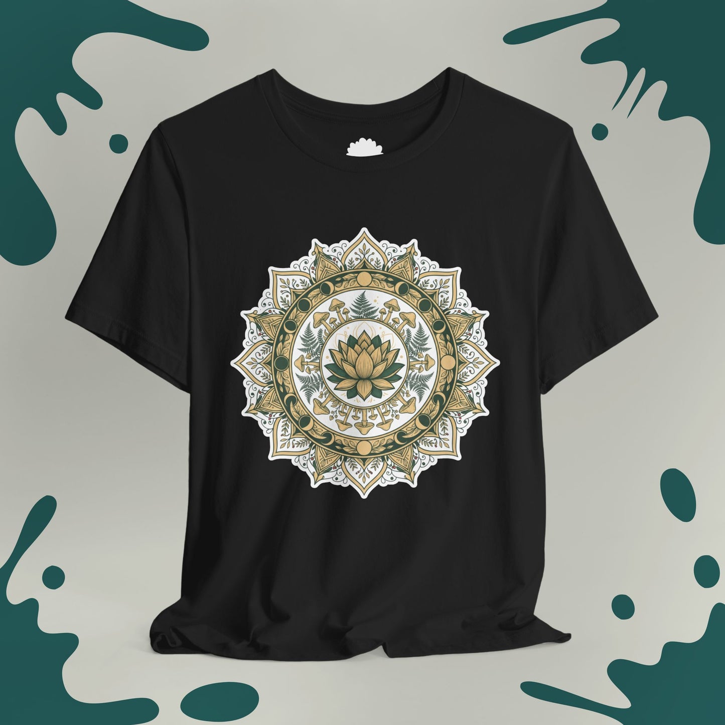 Forest Lotus Mandala T-Shirt