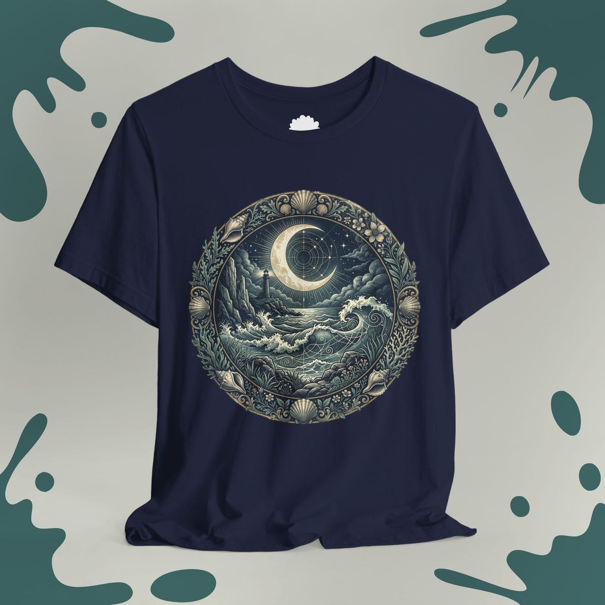 Celestial Lighthouse Cove T-Shirt