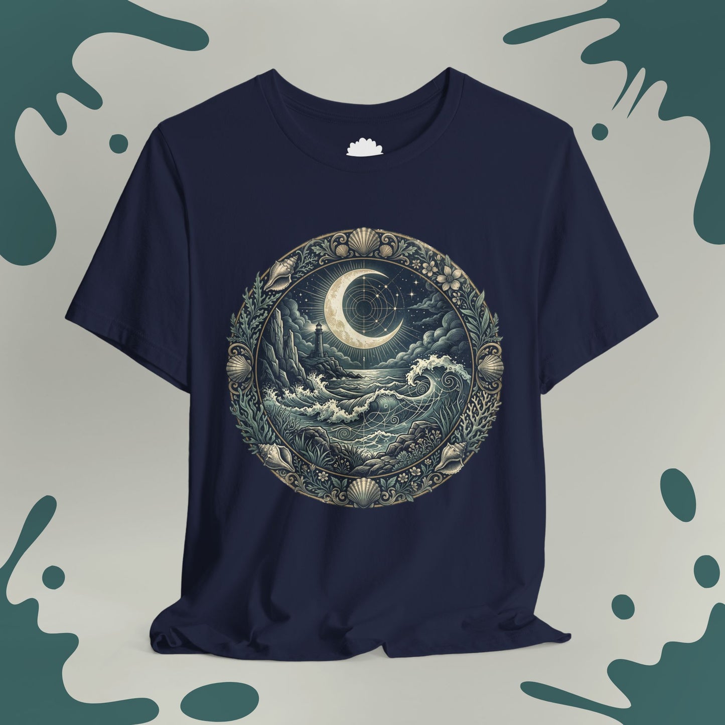 Celestial Lighthouse Cove T-Shirt