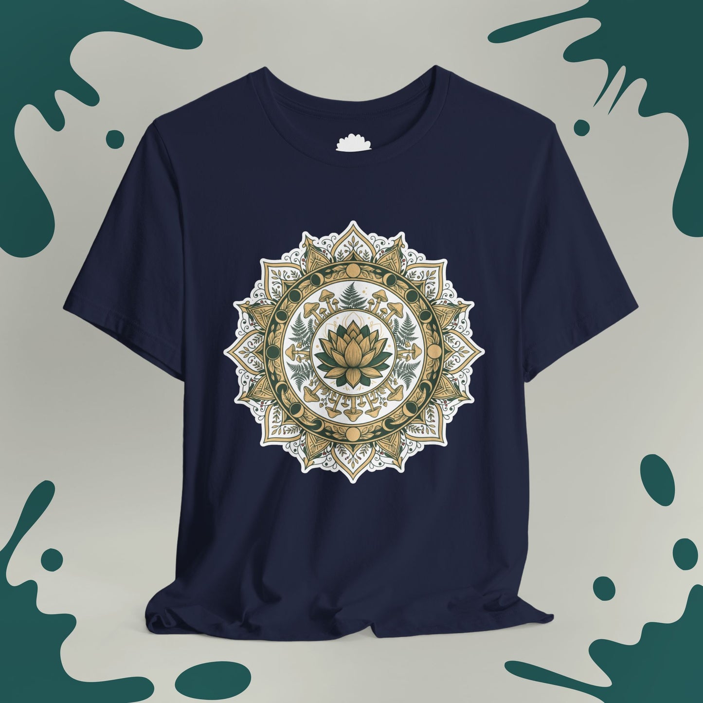 Forest Lotus Mandala T-Shirt