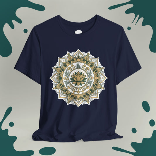 Forest Lotus Mandala T-Shirt