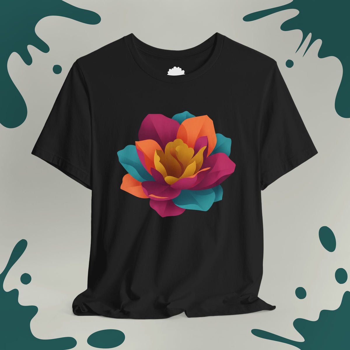 Geometric Bloom T-Shirt