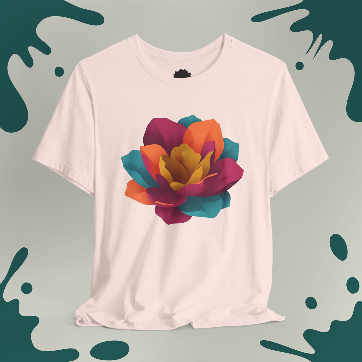 Geometric Bloom T-Shirt