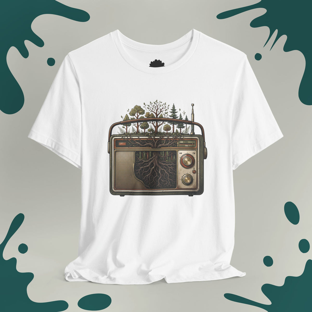 Nature Roots Vintage Radio T- Shirt