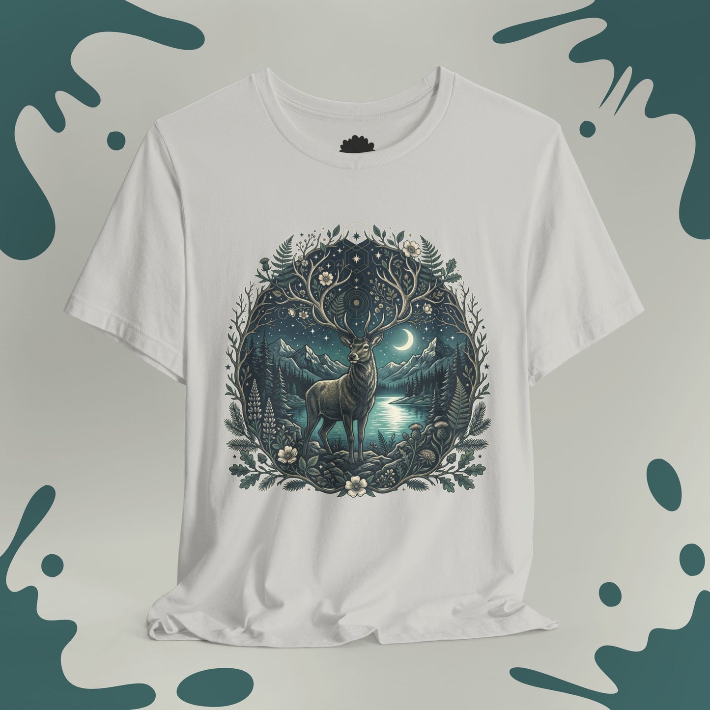 Majestic Celestial Stag T-Shirt