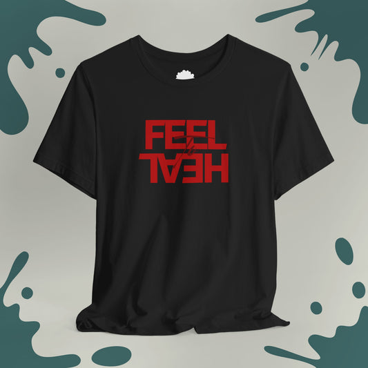 Feel to Heal Red T-Shirt