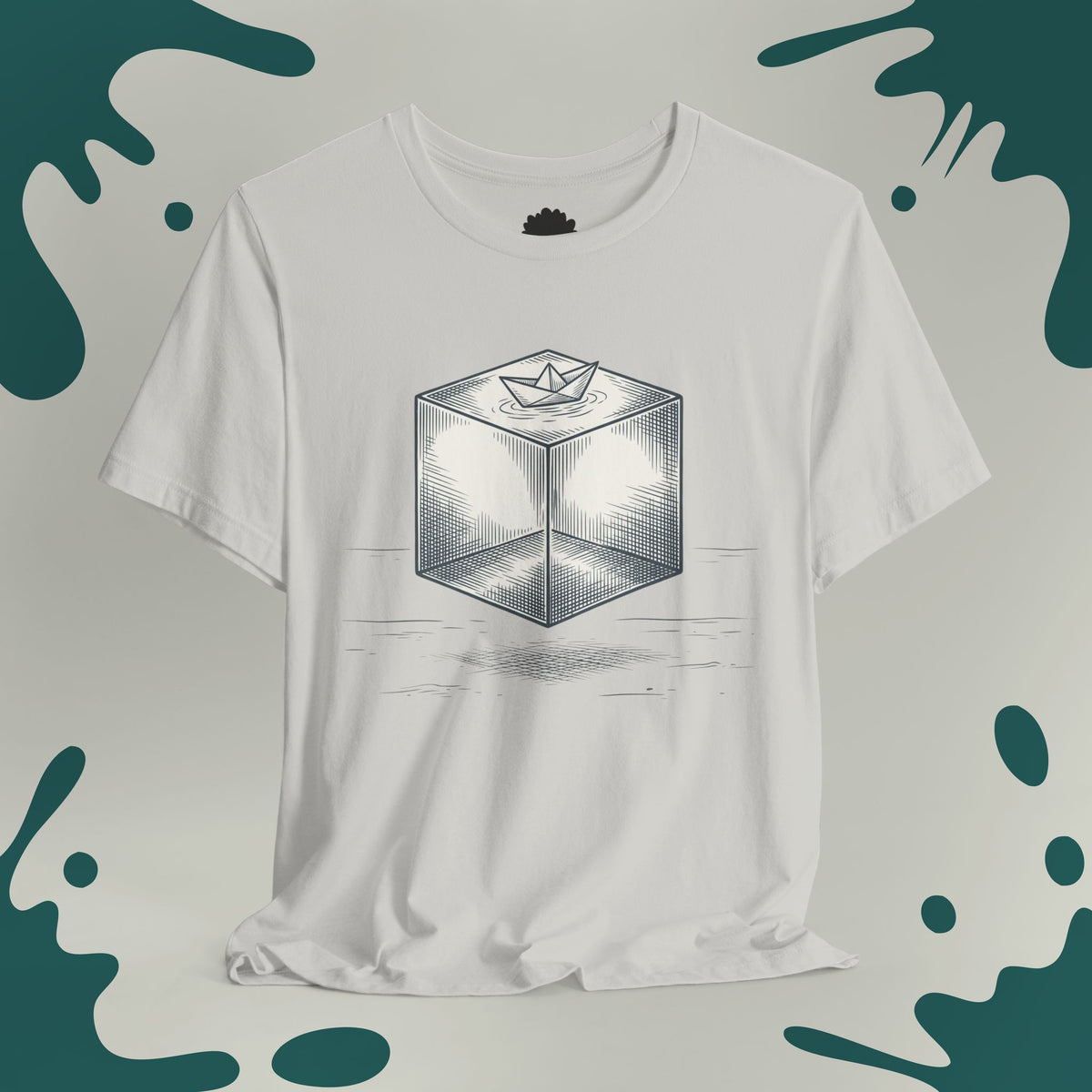 Paper Boat Cube T-Shirt