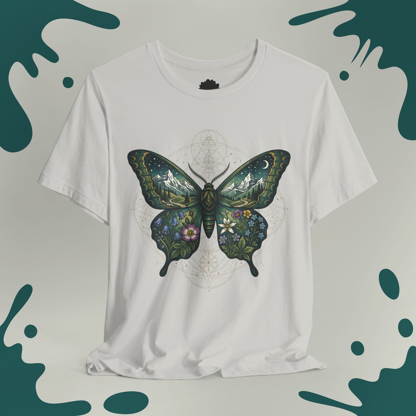 Starry Mountain Butterfly T-Shirt