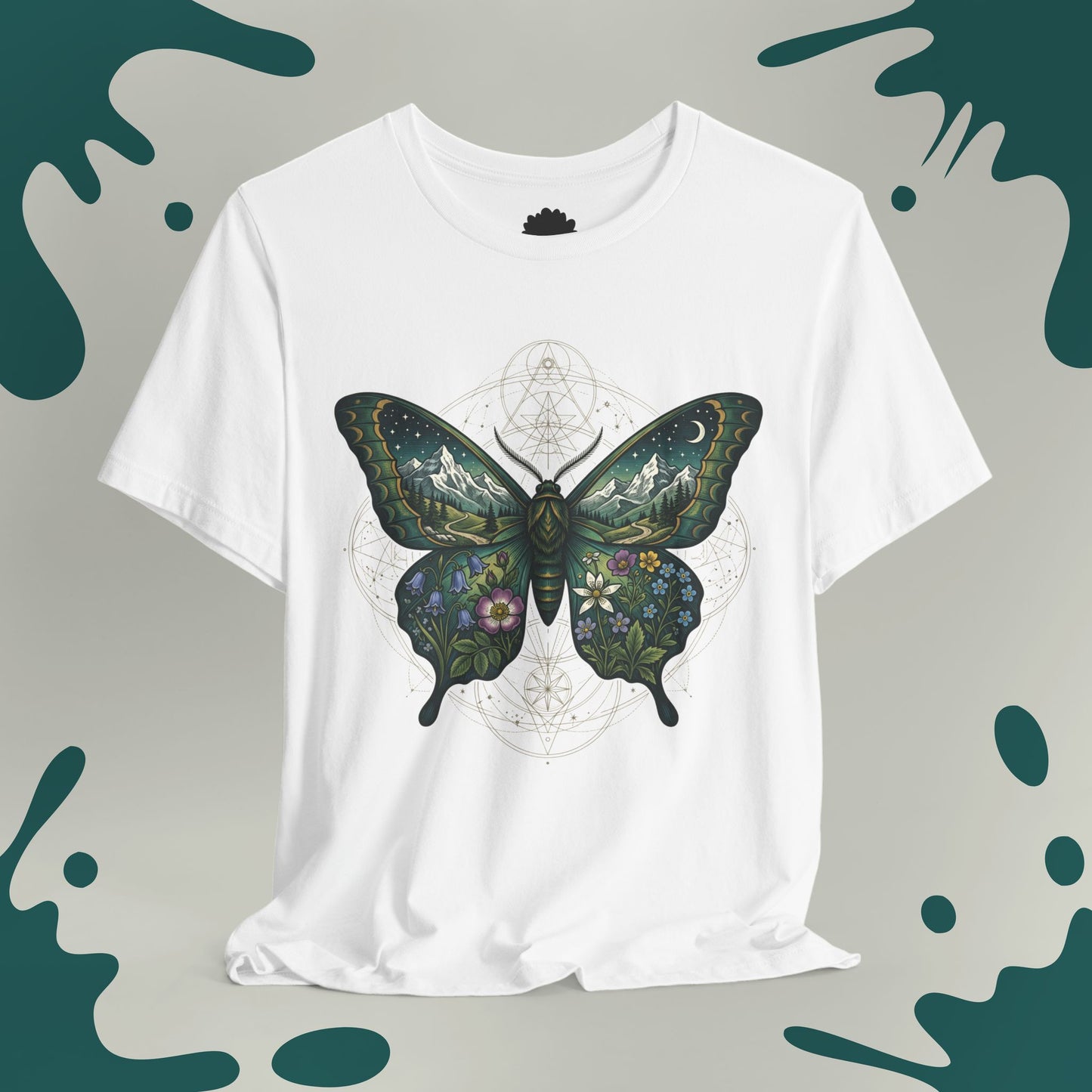 Starry Mountain Butterfly T-Shirt