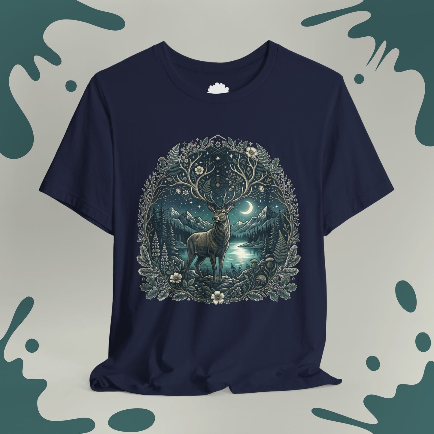 Majestic Celestial Stag T-Shirt