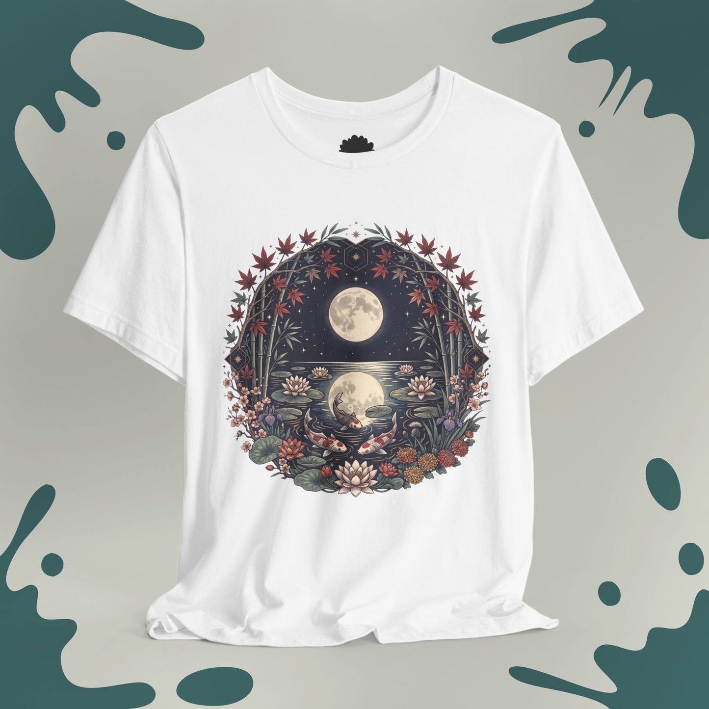 Moonlit Koi Pond T-Shirt