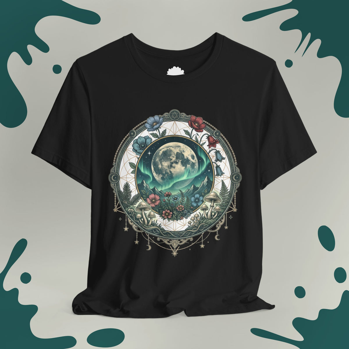 Moonlit Mountain Frame T-Shirt