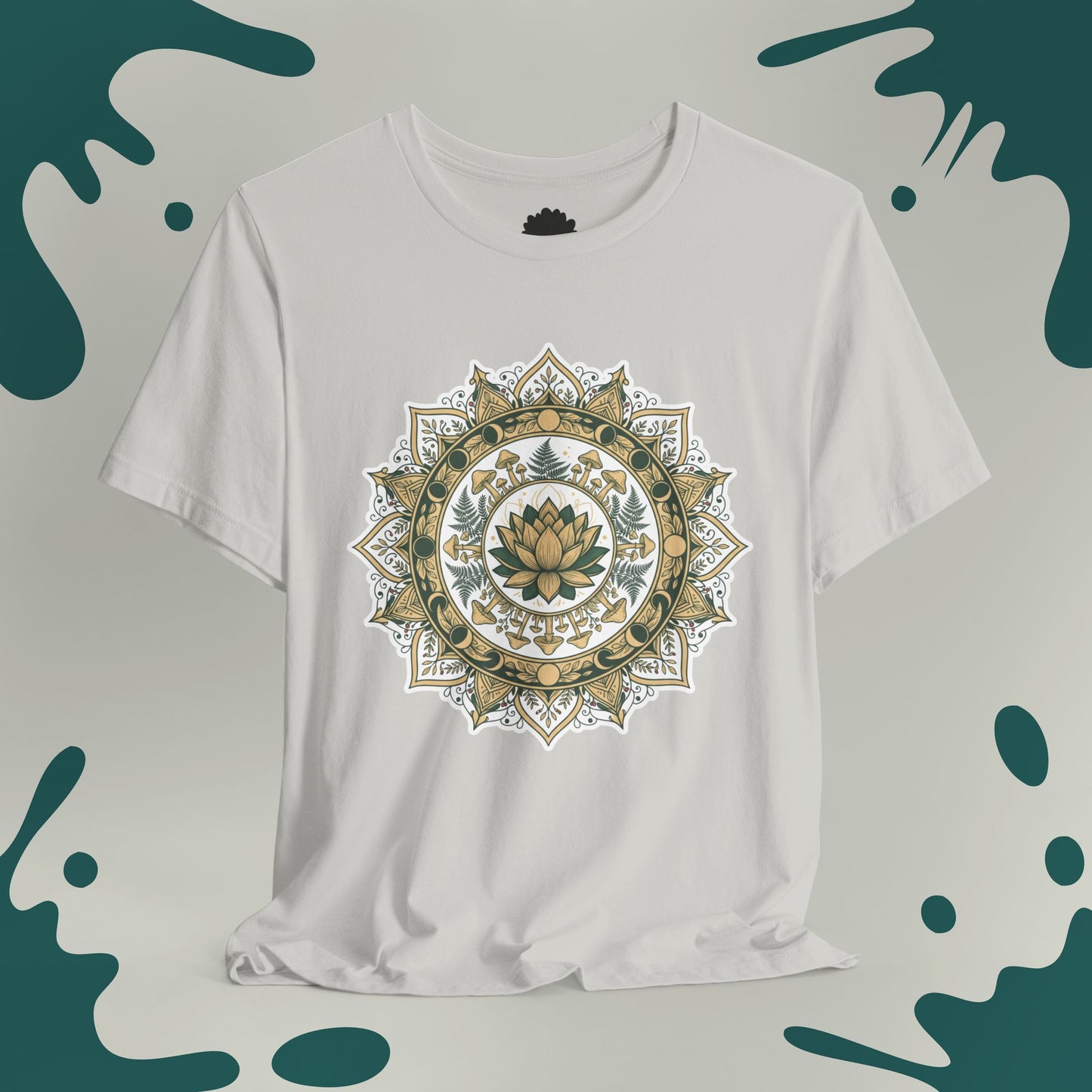 Forest Lotus Mandala T-Shirt
