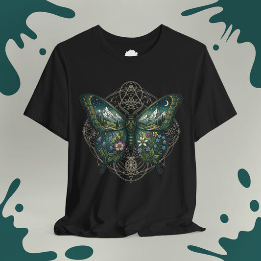 Starry Mountain Butterfly T-Shirt