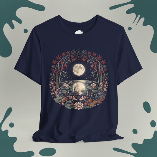 Moonlit Koi Pond T-Shirt