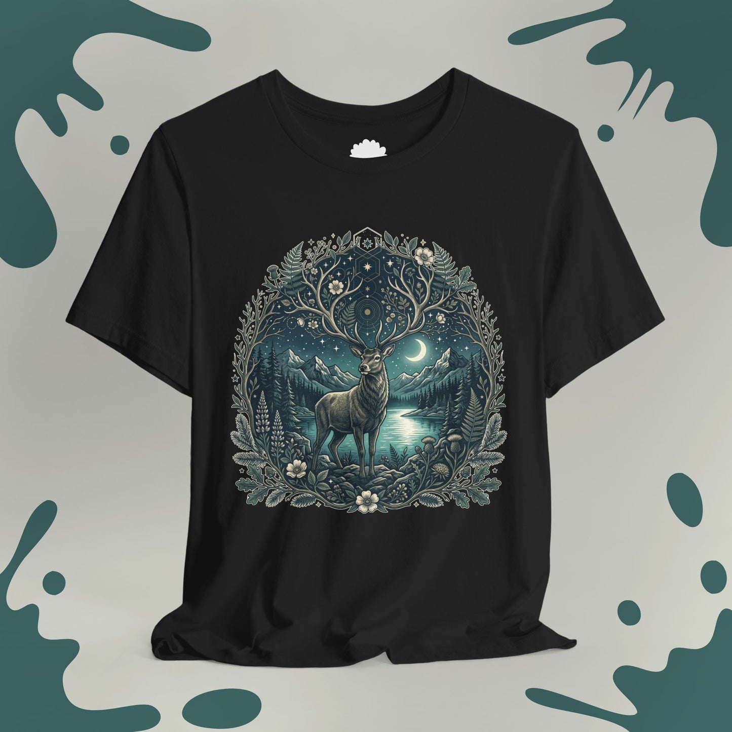Majestic Celestial Stag T-Shirt