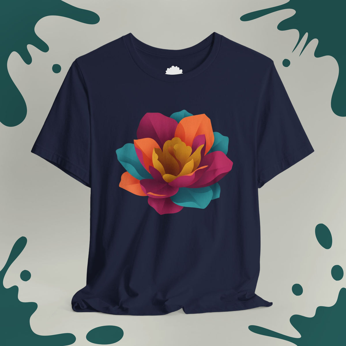 Geometric Bloom T-Shirt