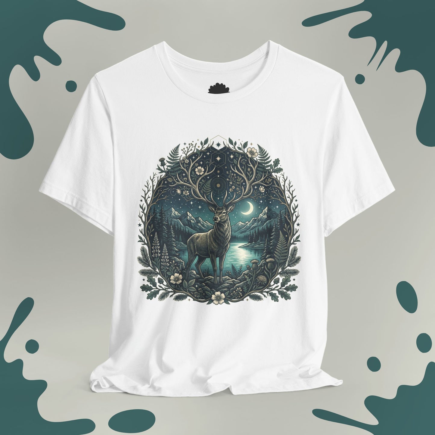Majestic Celestial Stag T-Shirt